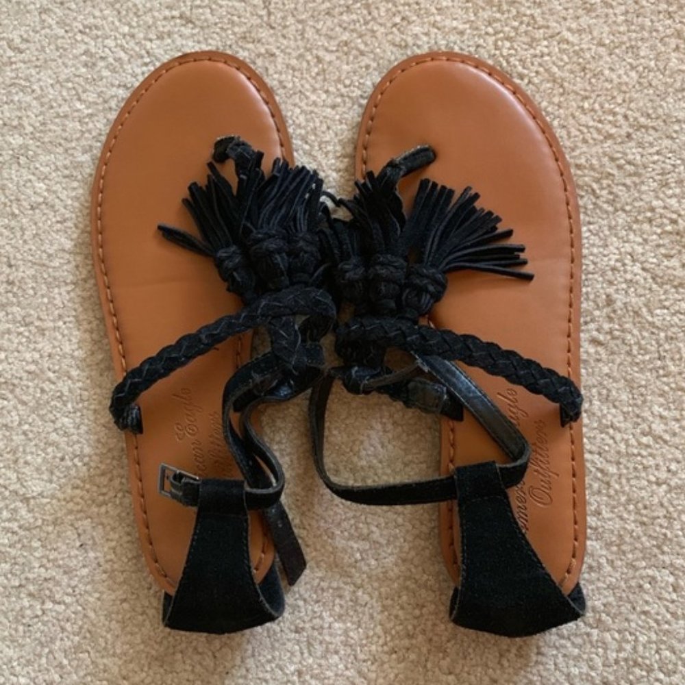 American Eagle Tassel Summer Sandals